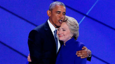 Barack Obama arropa a Hillary Clinton como la candidata de la esperanza