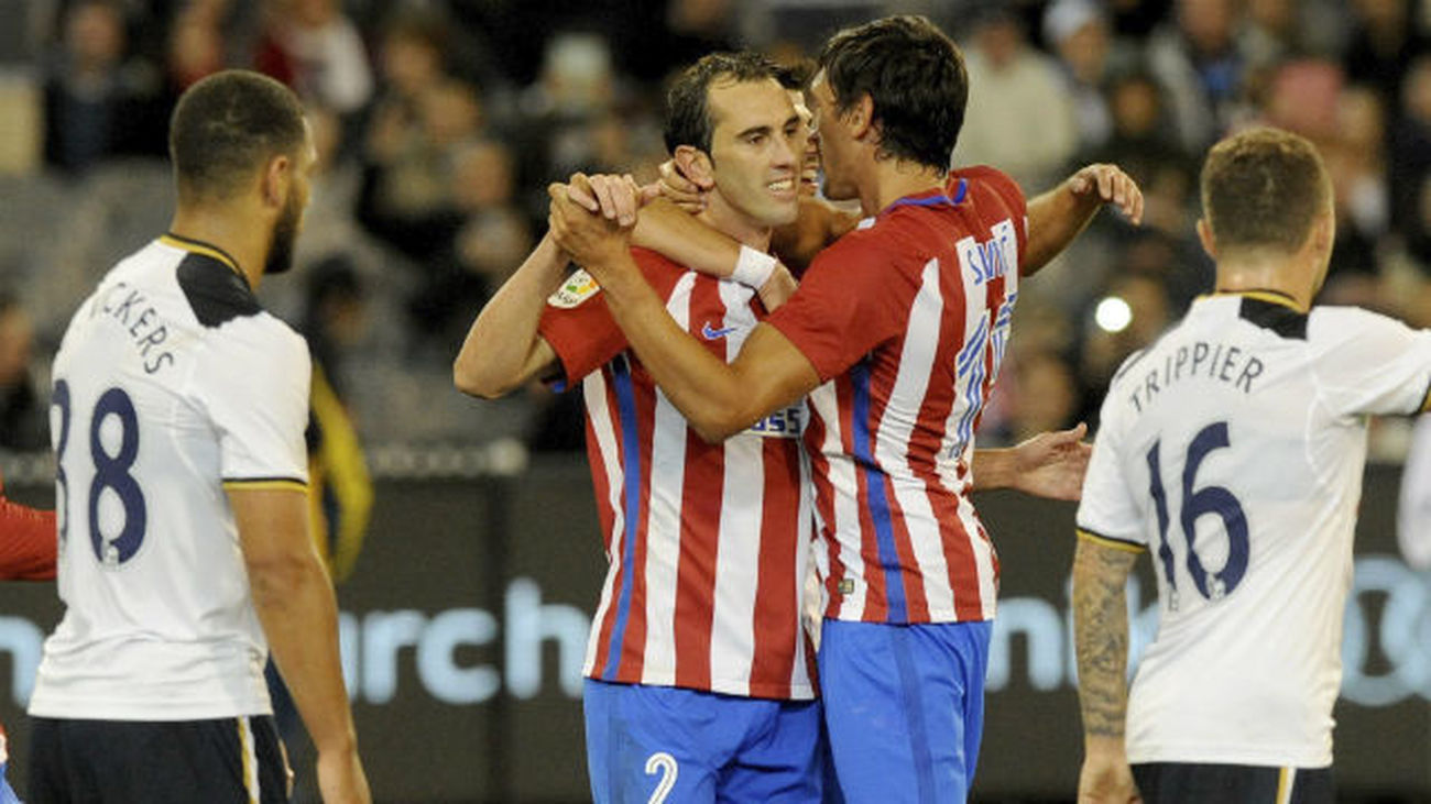 0-1. Godín da la victoria al Atleti ante el Tottenham