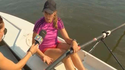 Remo olímpico, en Madrid Río