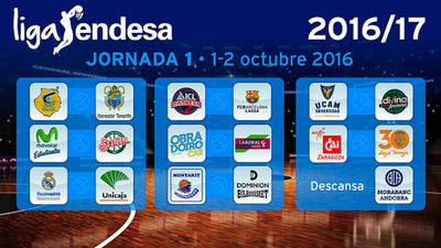 Ya hay calendario para la Liga ACB 16/17
