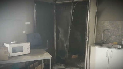 Arde el polideportivo municipal del barrio de La Concepción de Madrid