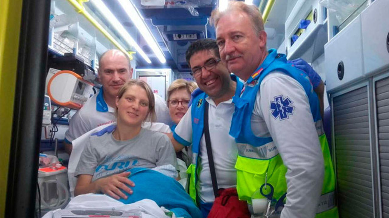 Una mujer no llega la hospital y da  a luz a su segundo hijo en su casa de Alcobendas