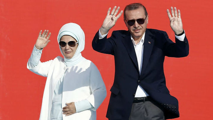 Más de un millón de turcos en el mitin antigolpista convocado por Erdogan