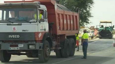 Empiezan las obras de rehabilitación y mejoras de la carretera M-862 en Soto del Real