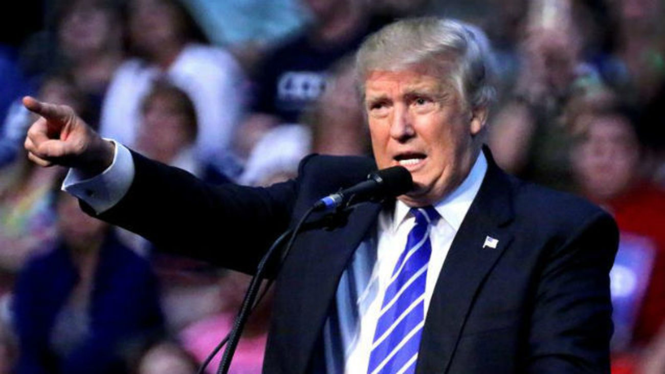 El candidato republicano a la Presidencia de EE.UU., Donald Trump