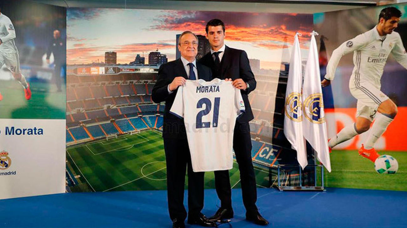 Presentación oficial de Álvaro Morata