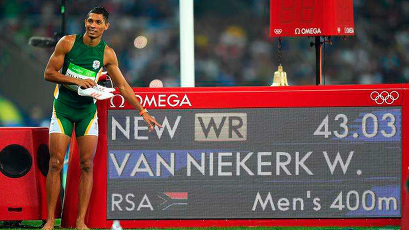 Van Niekerk oro en 400