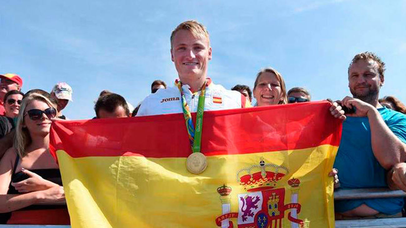 El español Marcus Cooper gana el oro en el K1 1.000 metros