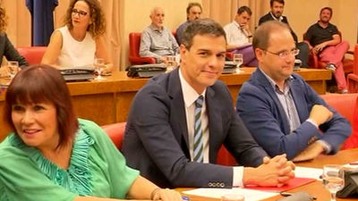 Sánchez reúne este miércoles a la cúpula del PSOE y del Grupo para reafirmar su "NO"