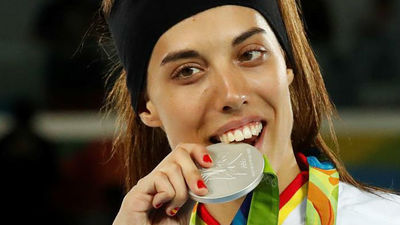 Eva Calvo, plata en la categoría de menos de 57 kilos de taekwondo