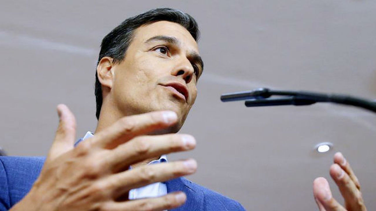 El líder del PSOE, Pedro Sánchez