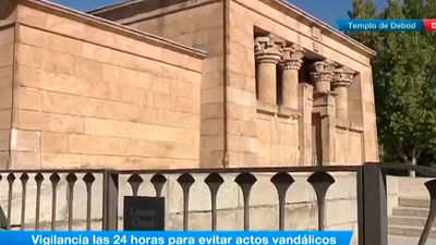 El Templo de Debod, 24 horas vigilado