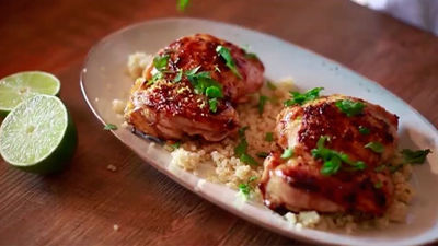 La receta del día: Contramuslos de pollo con miel, jengibre y un toque de lima