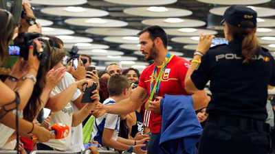 El equipo olímpico español llega a Madrid