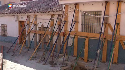 Ciempozuelos: Desalojados de sus viviendas por riesgo de derrumbe