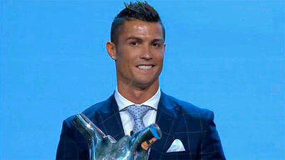 Cristiano Ronaldo, mejor jugador europeo de la temporada 2015-16