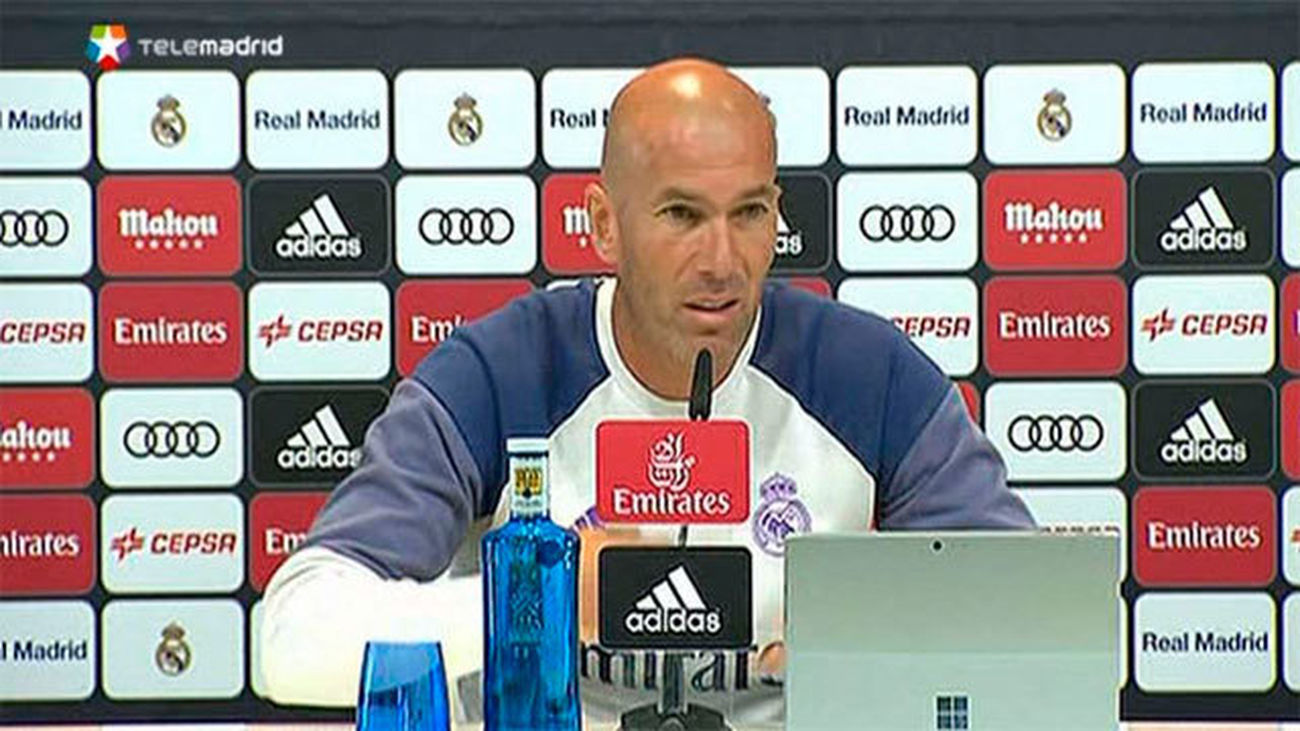 Zidane: "Cuando estén todos, tomaré decisiones"