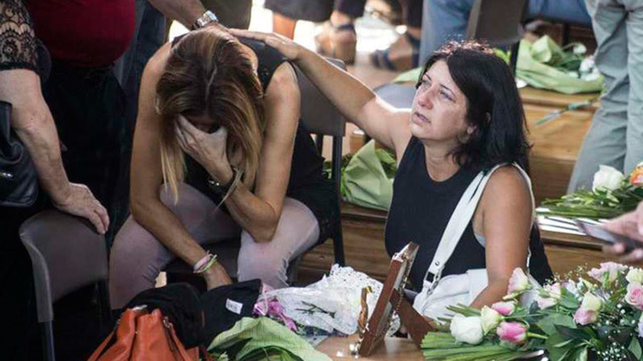 Primer funeral de Estado por las víctimas del seísmo en Italia