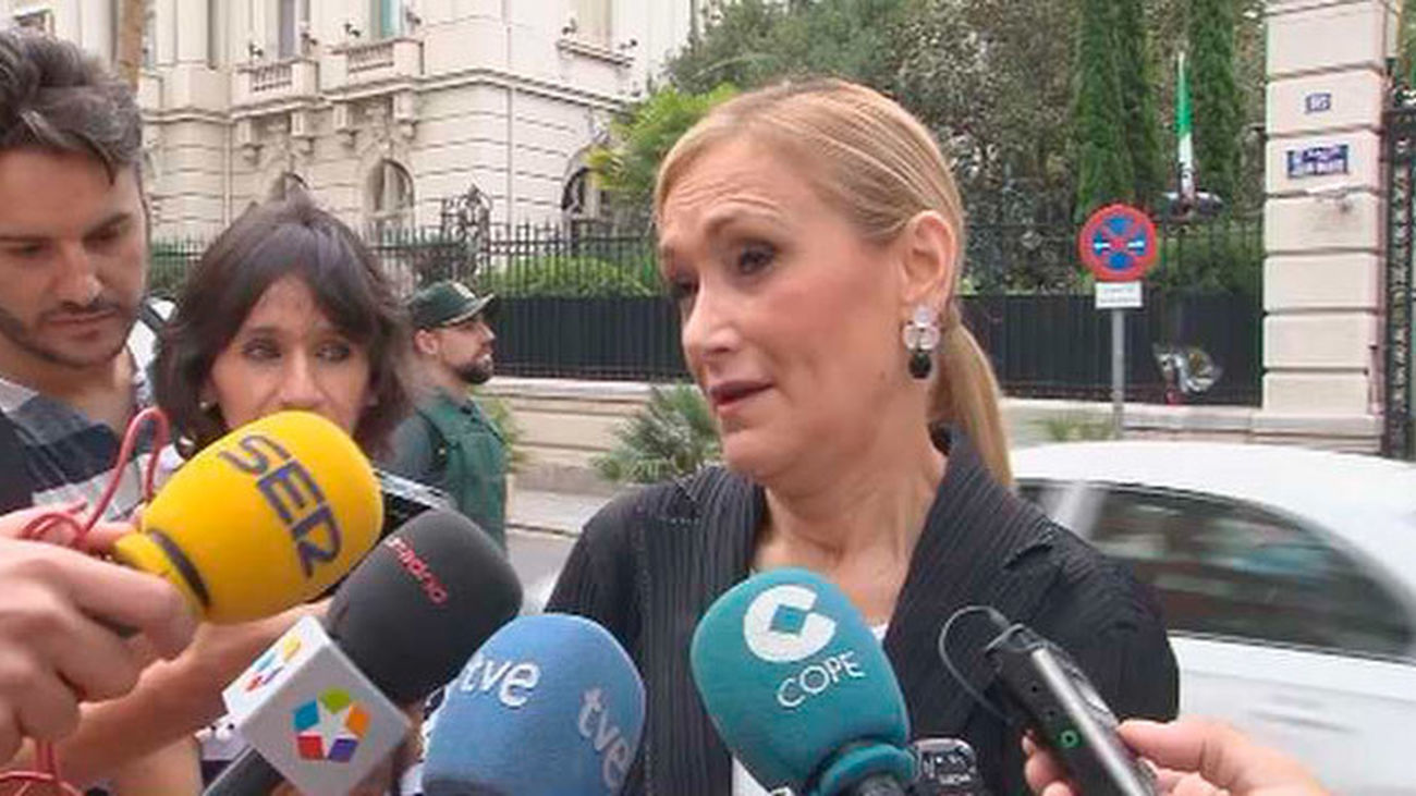 Cifuentes traslada a Italia la condolencia de los madrileños por el terremoto