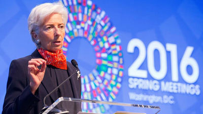 Lagarde: "El euro ayuda a mantener el crecimiento en España pese a la incertidumbre"