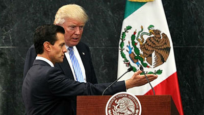 Trump dice que México pagará el muro aunque “ellos no lo saben”
