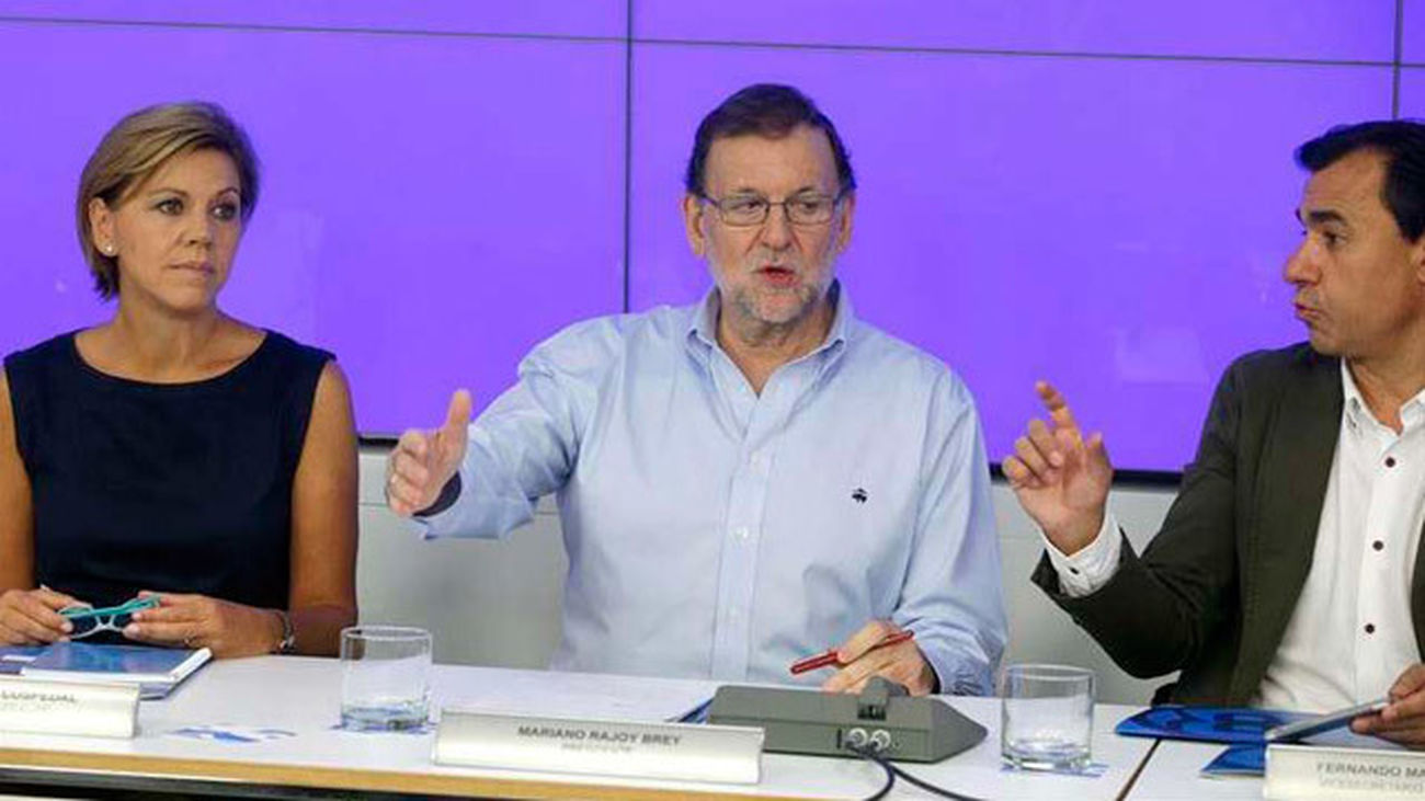 El PP reafirma el liderazgo de Rajoy y pide a Sánchez que deje el personalismo