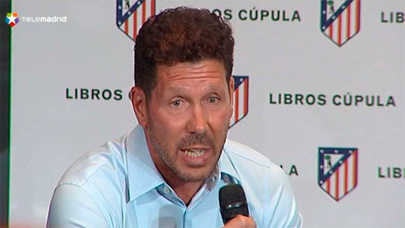Simeone: "Espero estar el año que viene en el nuevo estadio"