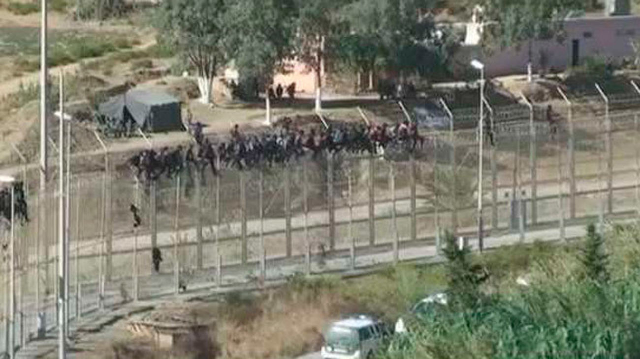 Salto de la valla de Ceuta