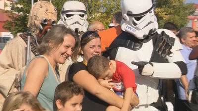 Carrera solidaria en Rivas para conseguir una silla de ruedas para Unai