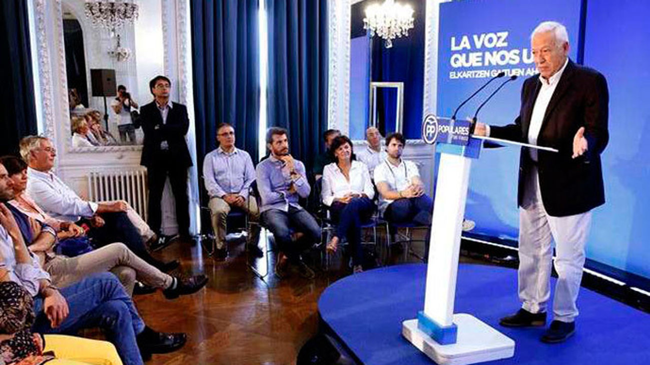 Margallo: "Un ataque terrorista se supera, la disolución de España es irreversible"