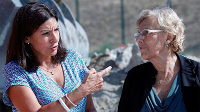 Carmena e Hidalgo suscribirán un acuerdo de colaboración entre Madrid y París