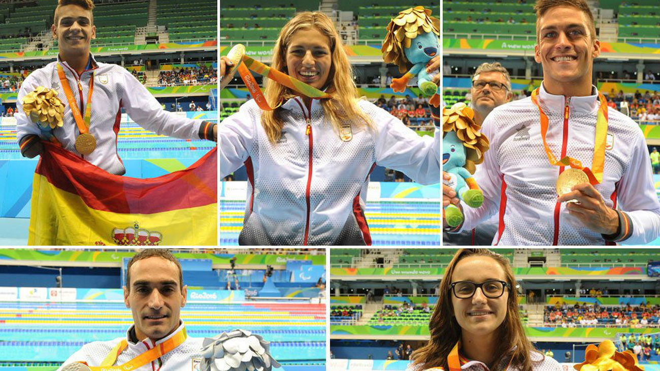 Paralímpicos: Lluvia de medallas en la piscina para España