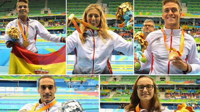Paralímpicos: Lluvia de medallas en la piscina para España