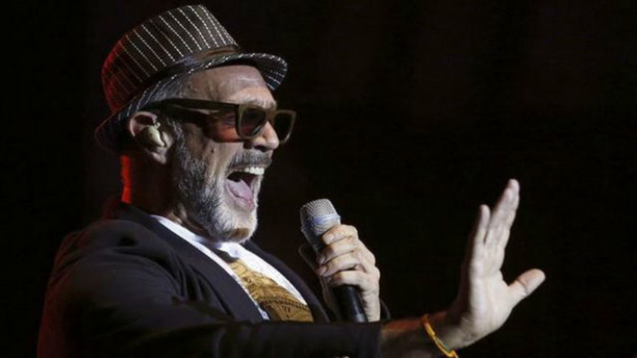 Asier Etxeandia y Rafa Sánchez (La Unión), en un homenaje a Prince en Madrid