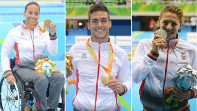 Paralímpicos: Perales y Oliver, oro; Marqués, plata
