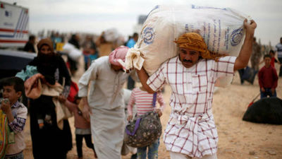 75.000 refugiados atrapados en tierra de nadie entre Jordania y Siria