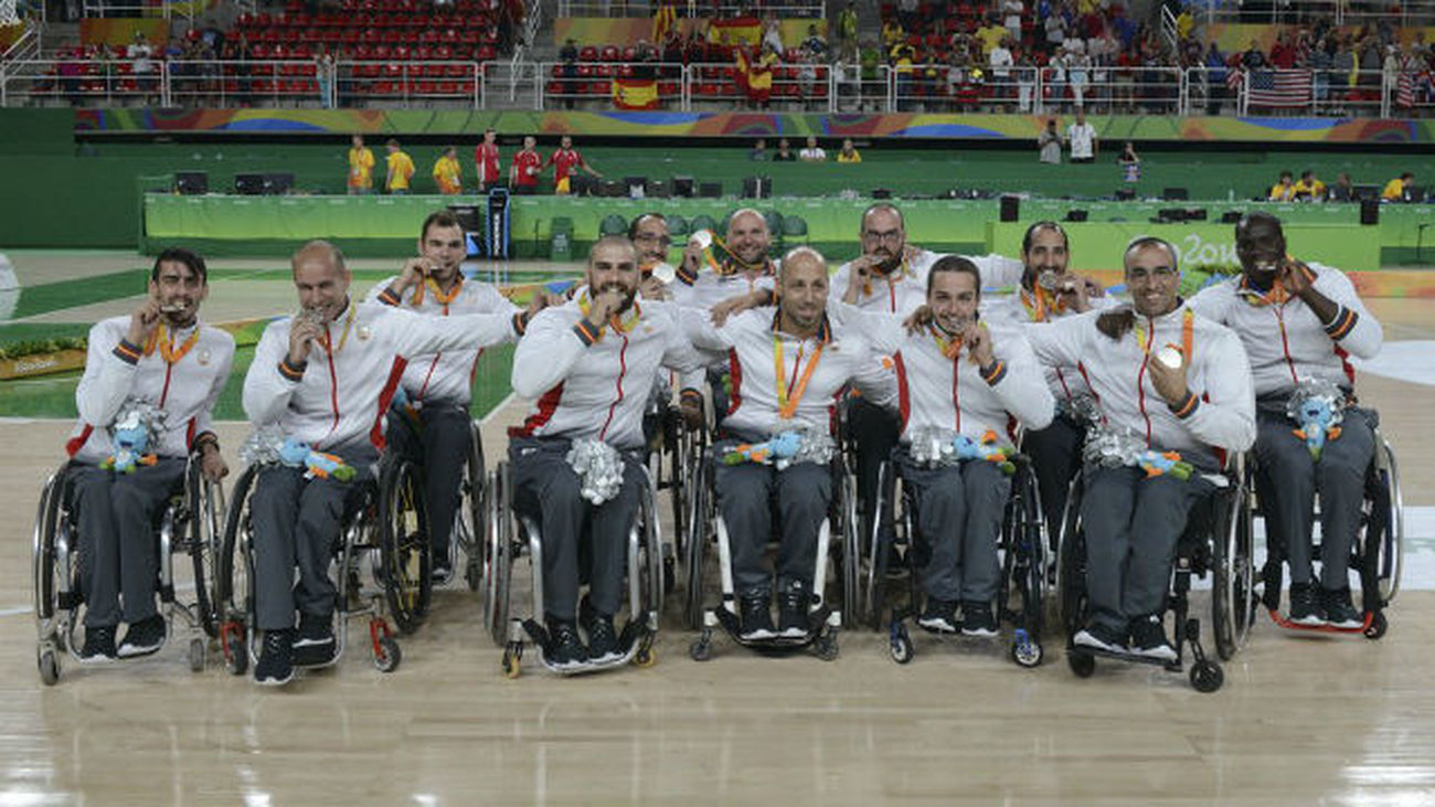 Selección española en silla de ruedas