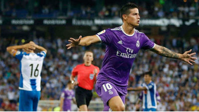 0-2. James y Benzema asaltan Cornellá