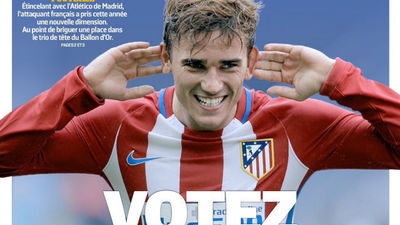 L'Equipe pide el voto para Griezmann para el Balón de Oro