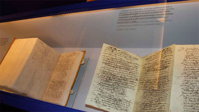 Más de una veintena de documentos privados de Cervantes en el Complejo El Aguila