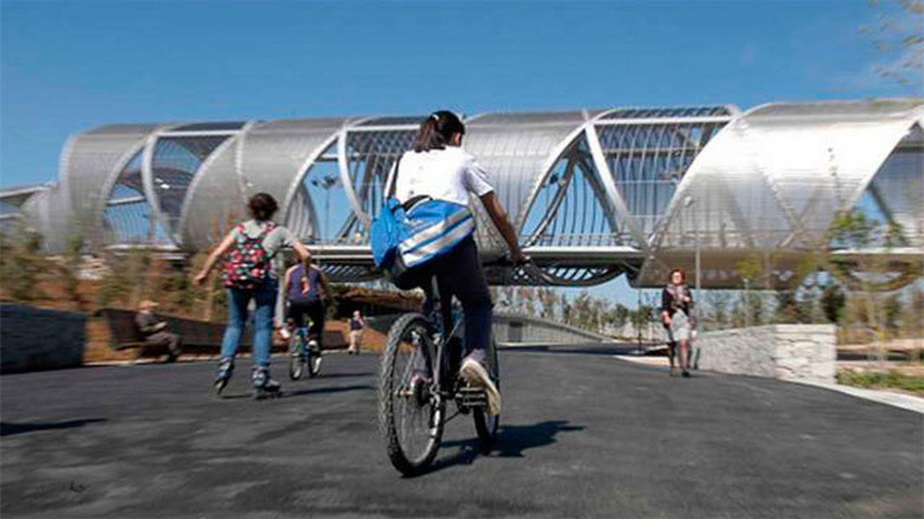 En bicicleta por Madrid Río