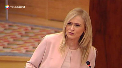 Cifuentes negociará con Hacienda los presupuestos ante el "bloqueo" del PSOE