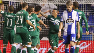 1-2. El Leganés remonta al Dépor para ganar en Riazor