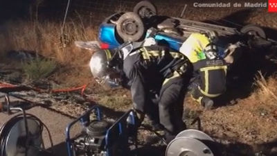 Muere un hombre tras chocar frontalmente con un camión en Campo Real