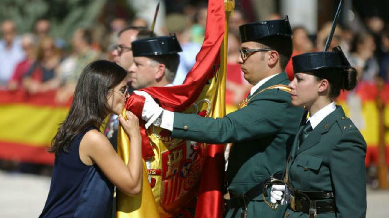 Las Rozas acoge la primera jura de bandera fuera de un acuartelamiento