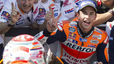 Márquez da un paso de gigante para obtener su tercer título mundial