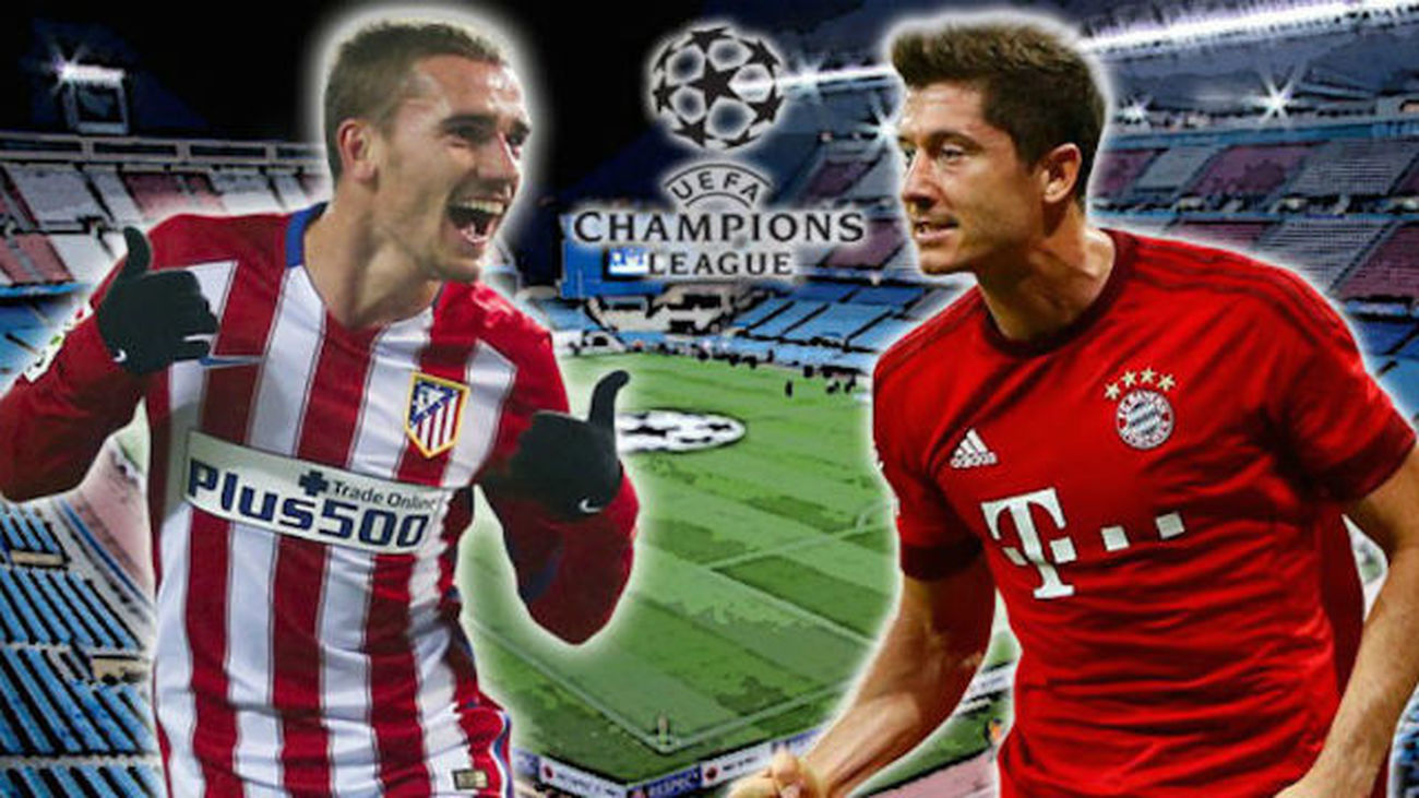 El Atlético-Bayern, en seis duelos