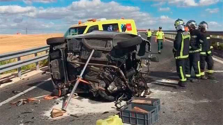 Moraleja de Enmedio: Dos fallecidos en un choque entre un turismo y una furgoneta
