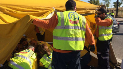 Un hombre herido muy grave tras ser atropellado por un coche en Vallecas