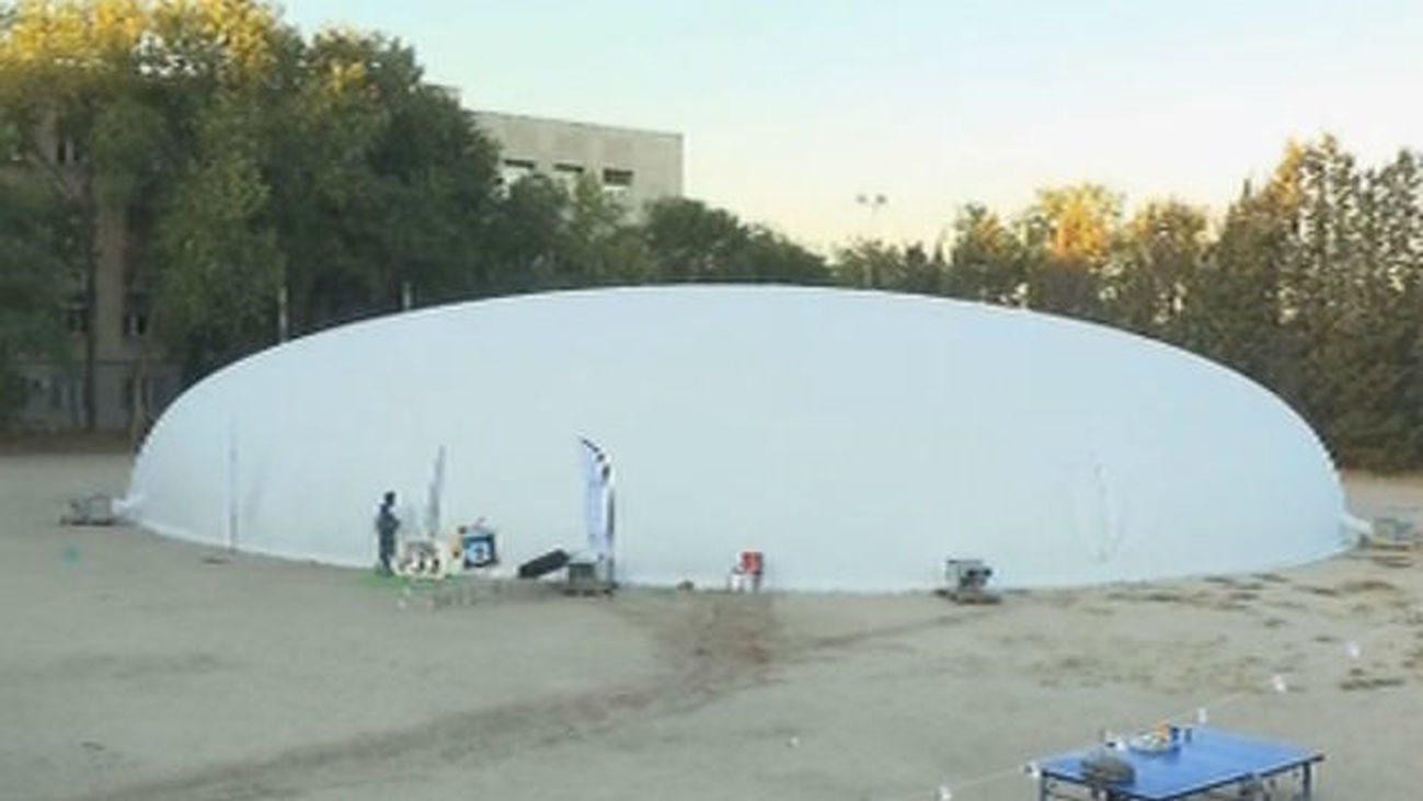 El dónut gigante de la Politécnica